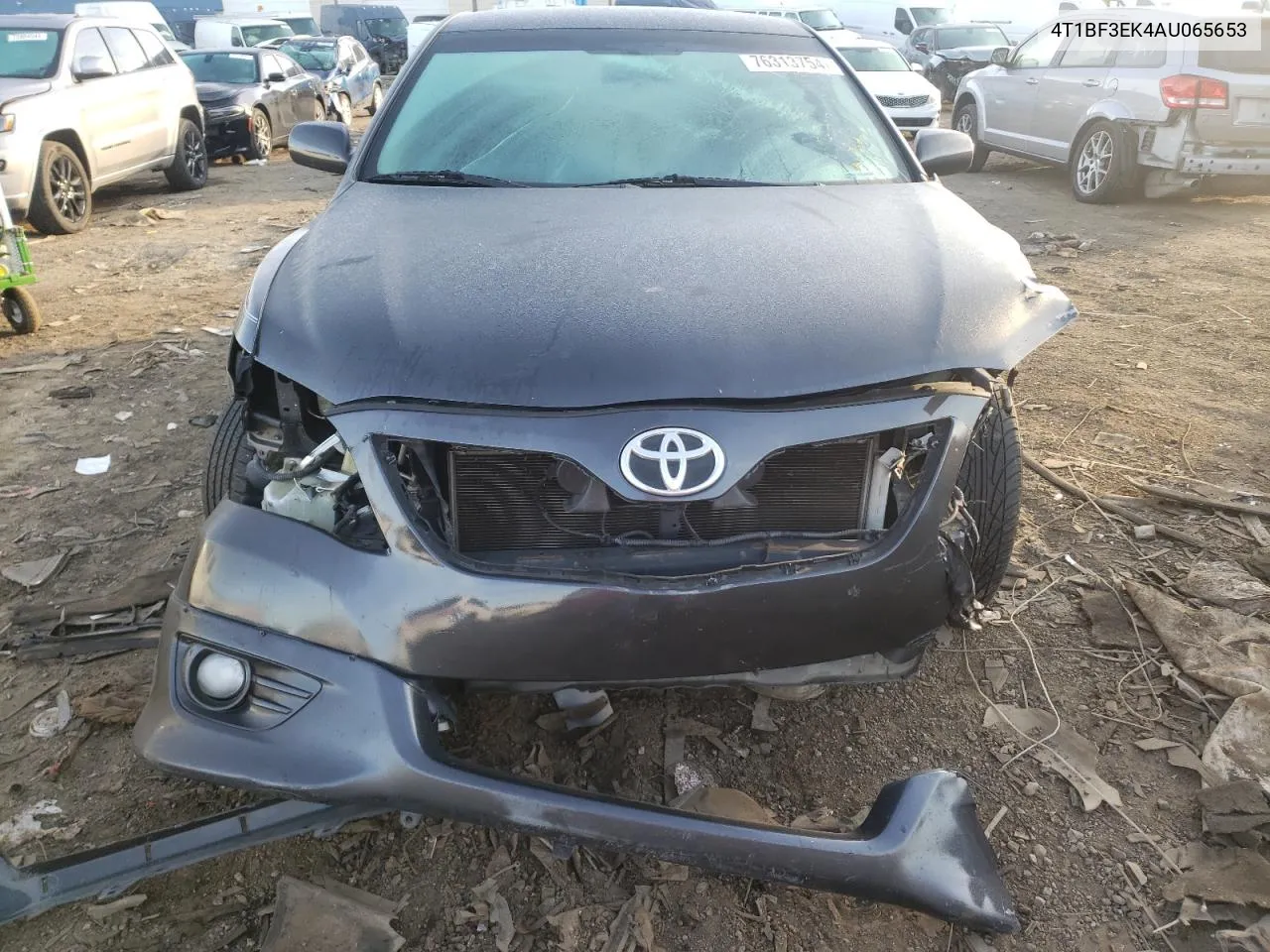 2010 Toyota Camry Base VIN: 4T1BF3EK4AU065653 Lot: 76313754