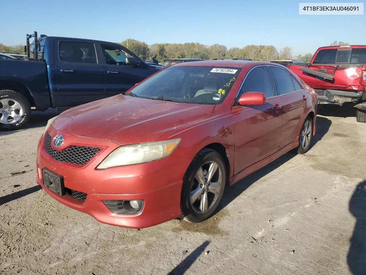 2010 Toyota Camry Base VIN: 4T1BF3EK3AU046091 Lot: 76782394