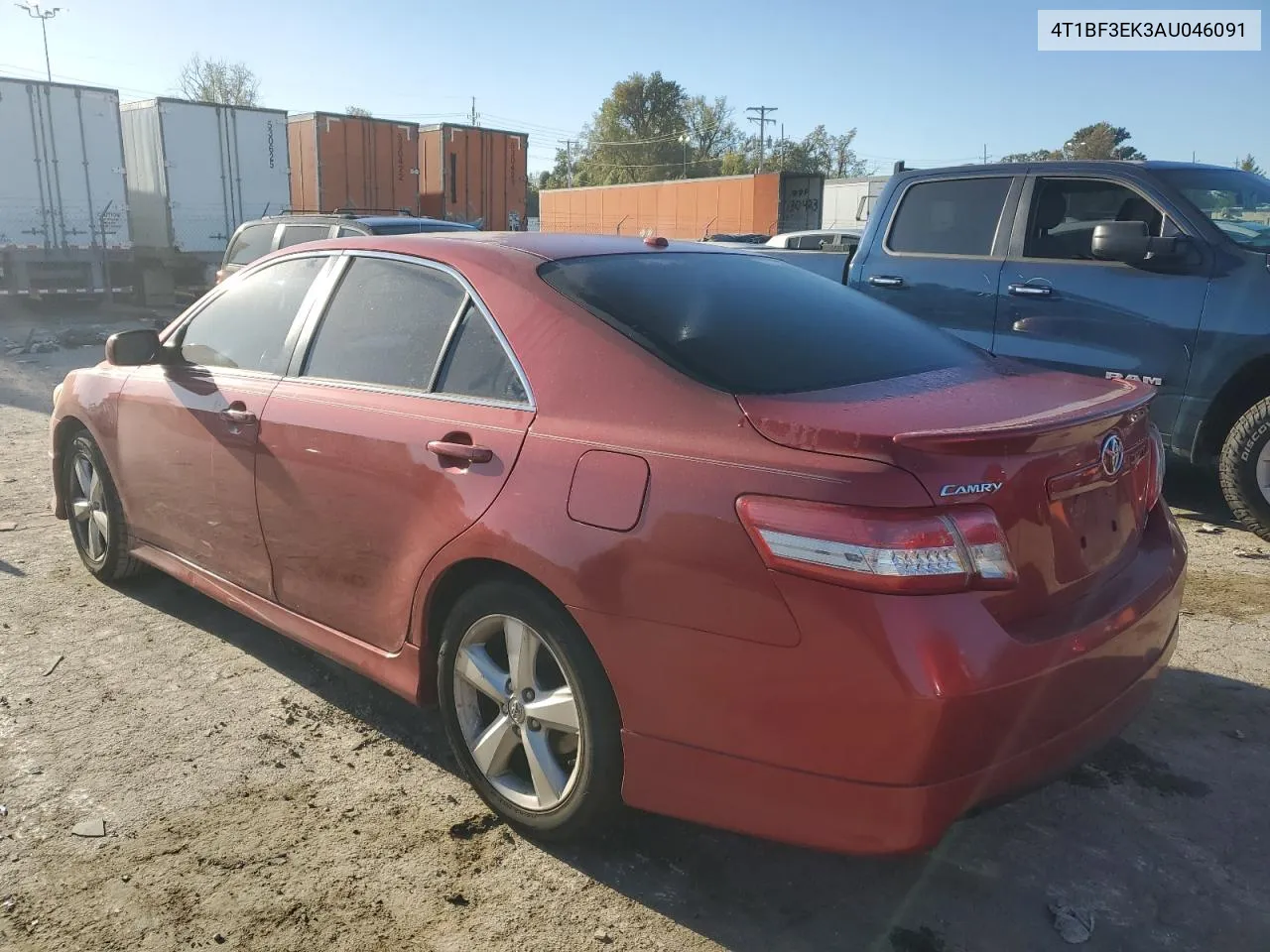 2010 Toyota Camry Base VIN: 4T1BF3EK3AU046091 Lot: 76782394