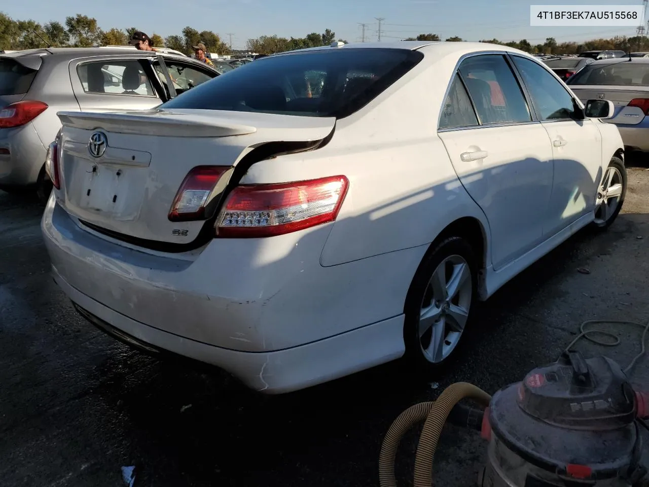 2010 Toyota Camry Base VIN: 4T1BF3EK7AU515568 Lot: 76791004