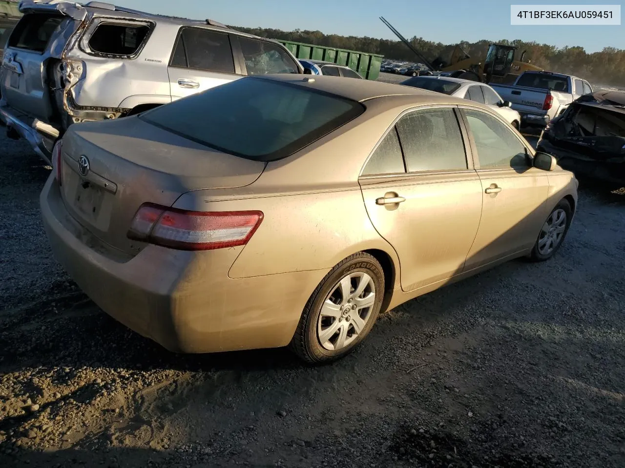 2010 Toyota Camry Base VIN: 4T1BF3EK6AU059451 Lot: 76820394