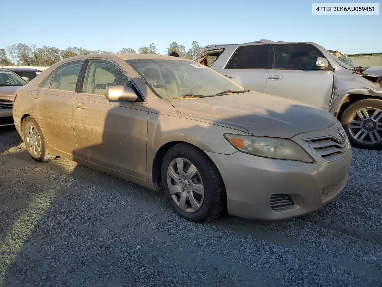 2010 Toyota Camry Base VIN: 4T1BF3EK6AU059451 Lot: 76820394