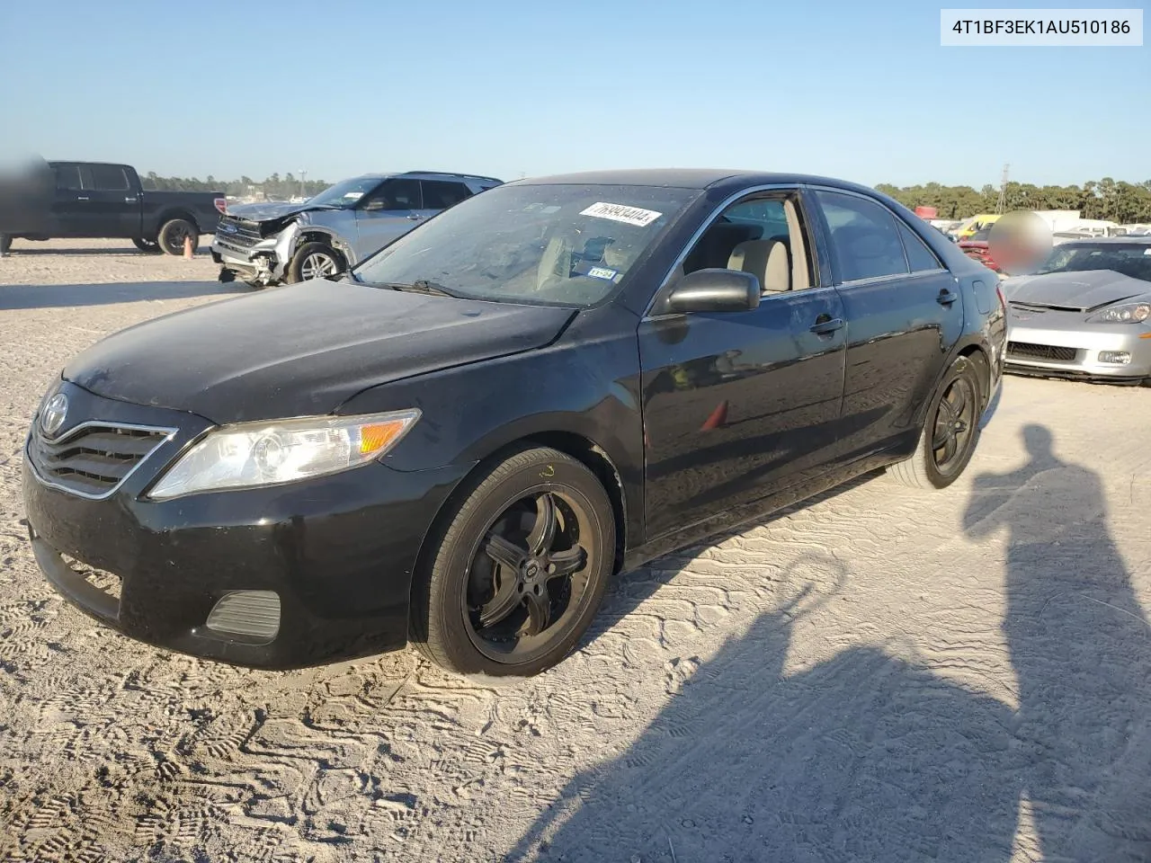 2010 Toyota Camry Base VIN: 4T1BF3EK1AU510186 Lot: 76993404