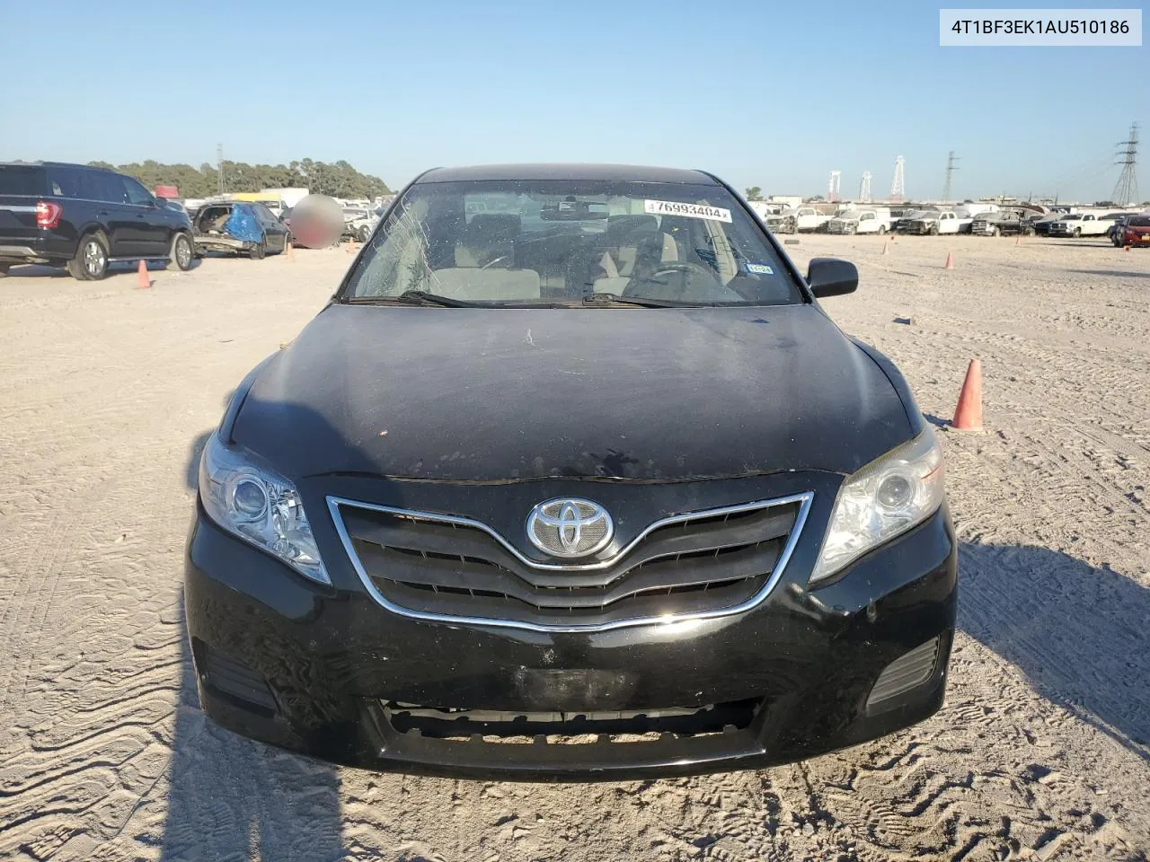 2010 Toyota Camry Base VIN: 4T1BF3EK1AU510186 Lot: 76993404