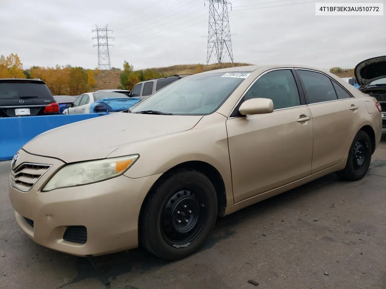 2010 Toyota Camry Base VIN: 4T1BF3EK3AU510772 Lot: 77041784