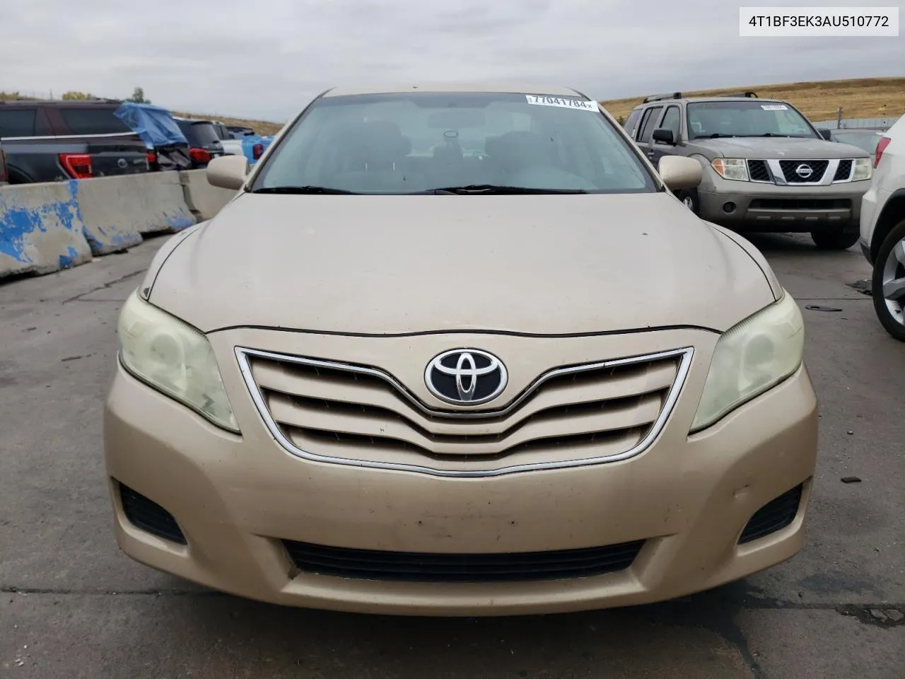 2010 Toyota Camry Base VIN: 4T1BF3EK3AU510772 Lot: 77041784