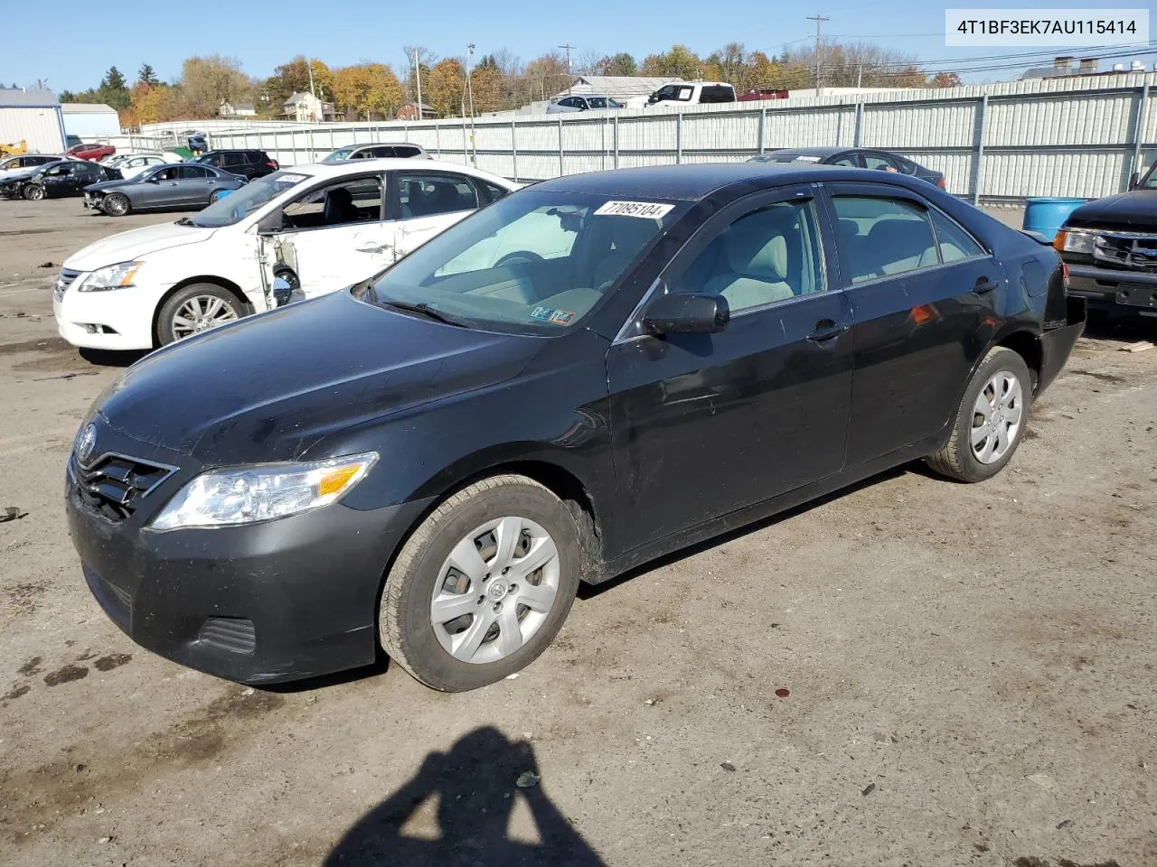 2010 Toyota Camry Base VIN: 4T1BF3EK7AU115414 Lot: 77095104