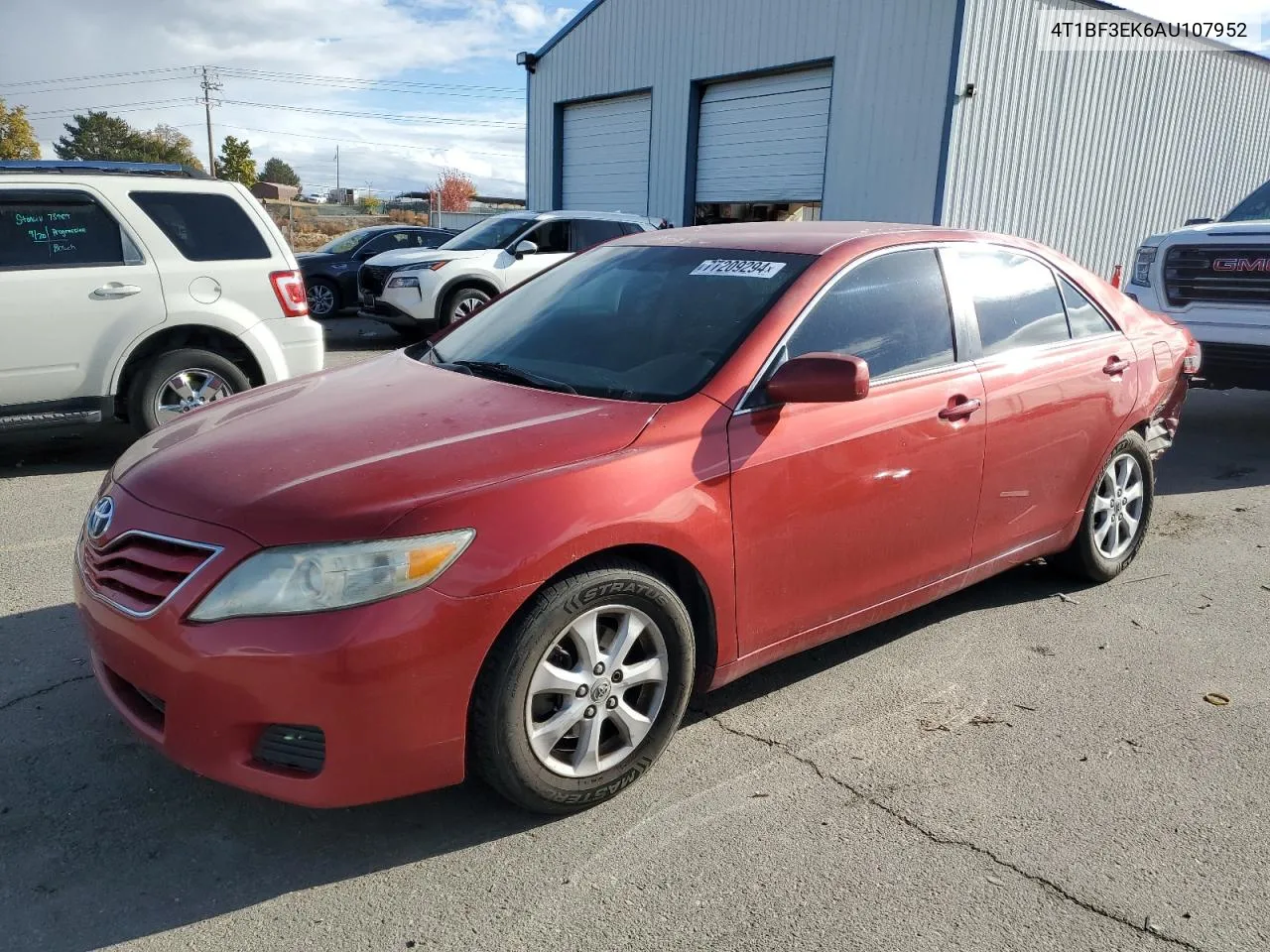 2010 Toyota Camry Base VIN: 4T1BF3EK6AU107952 Lot: 77209294