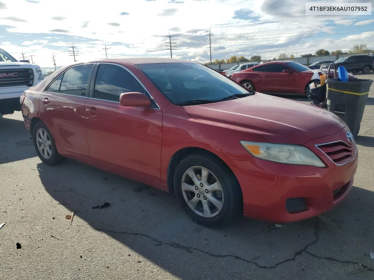 2010 Toyota Camry Base VIN: 4T1BF3EK6AU107952 Lot: 77209294