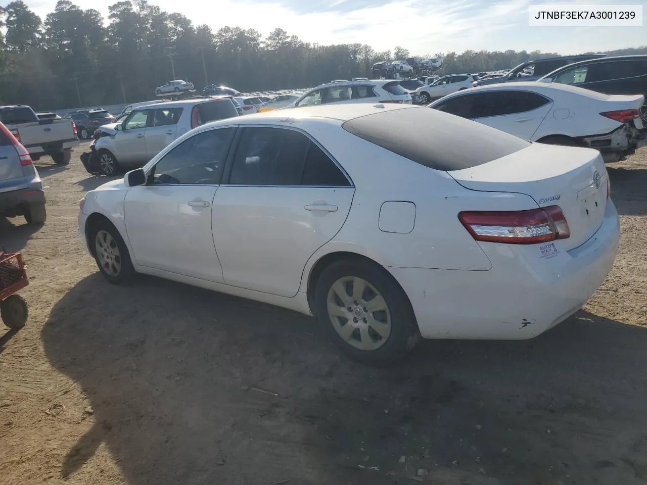 2010 Toyota Camry Base VIN: JTNBF3EK7A3001239 Lot: 77447374