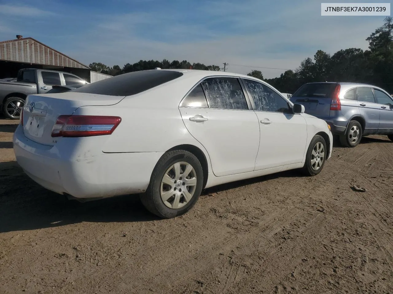 2010 Toyota Camry Base VIN: JTNBF3EK7A3001239 Lot: 77447374