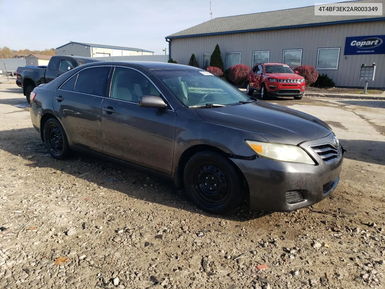 2010 Toyota Camry Base VIN: 4T4BF3EK2AR003349 Lot: 77451664