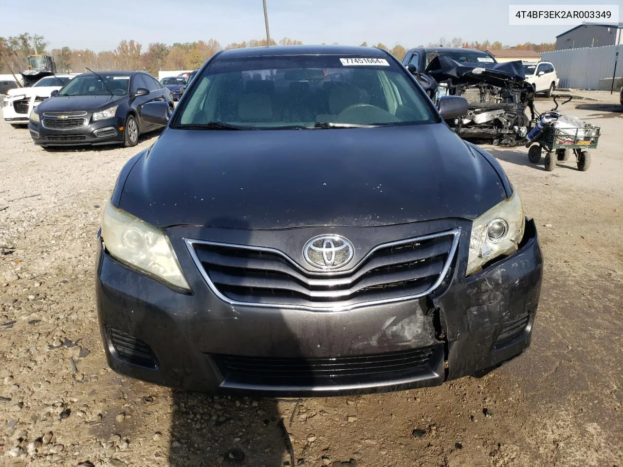 2010 Toyota Camry Base VIN: 4T4BF3EK2AR003349 Lot: 77451664