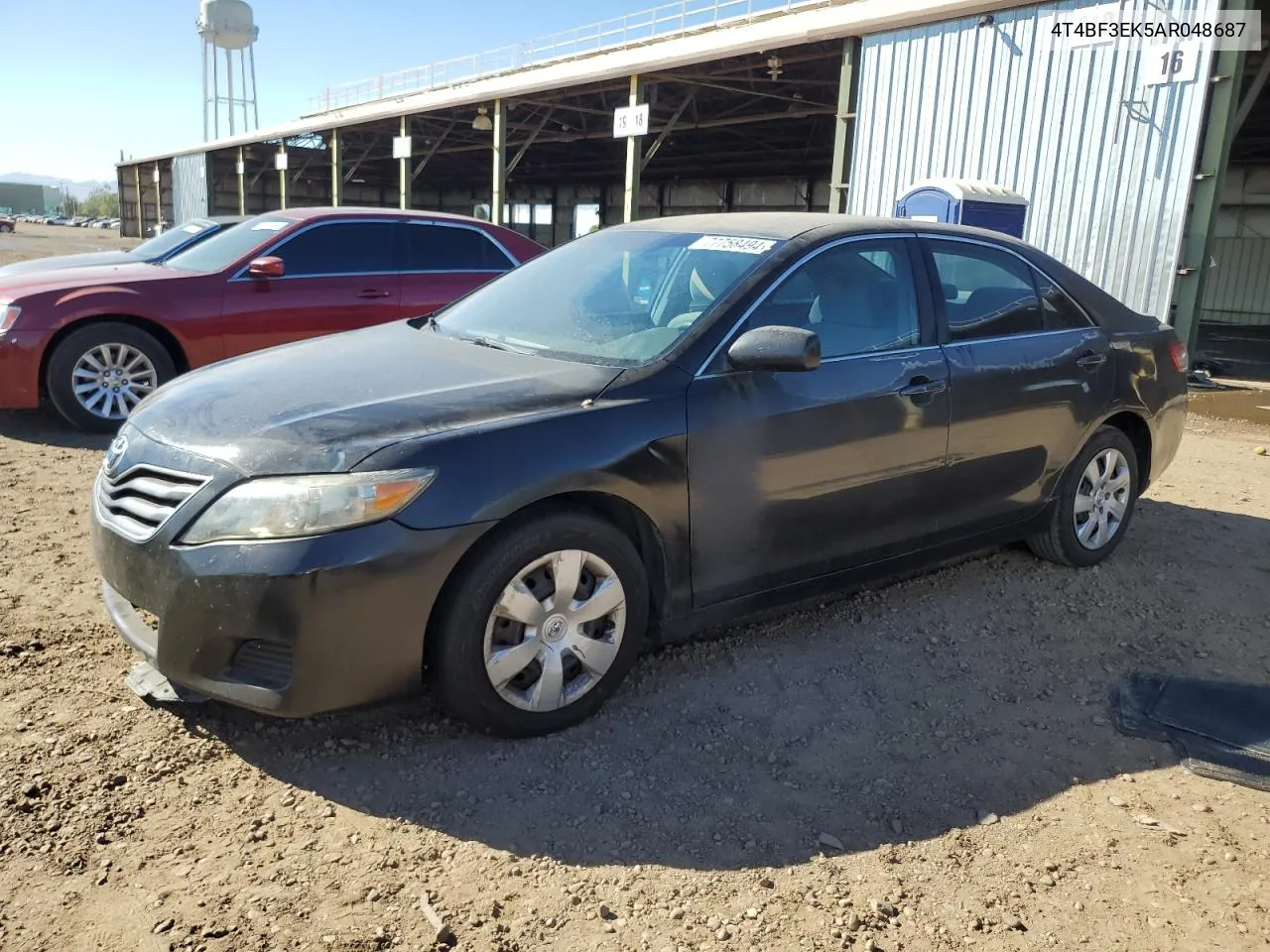 2010 Toyota Camry Base VIN: 4T4BF3EK5AR048687 Lot: 77758494