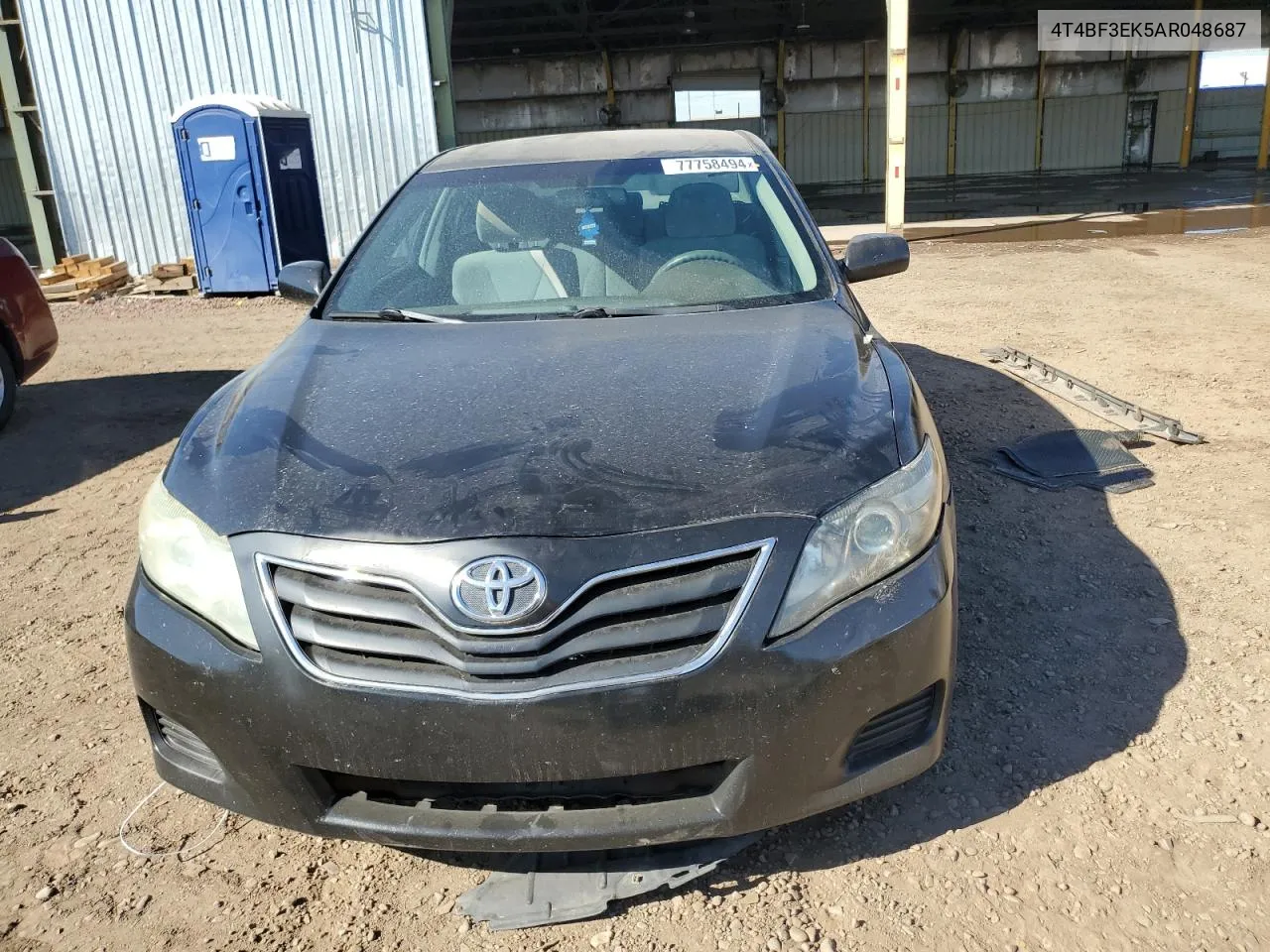 2010 Toyota Camry Base VIN: 4T4BF3EK5AR048687 Lot: 77758494