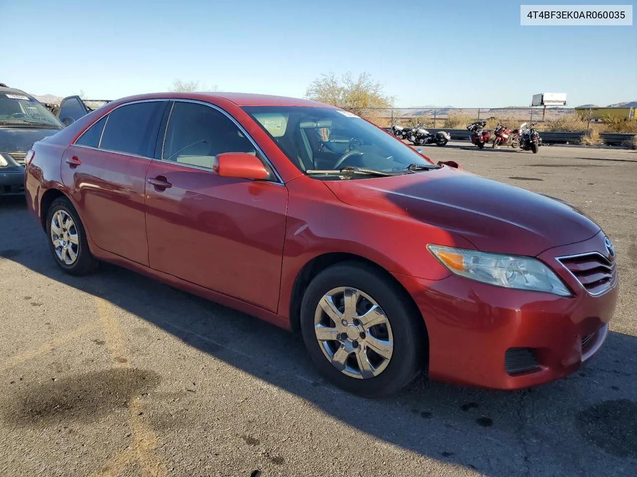 2010 Toyota Camry Base VIN: 4T4BF3EK0AR060035 Lot: 78020154