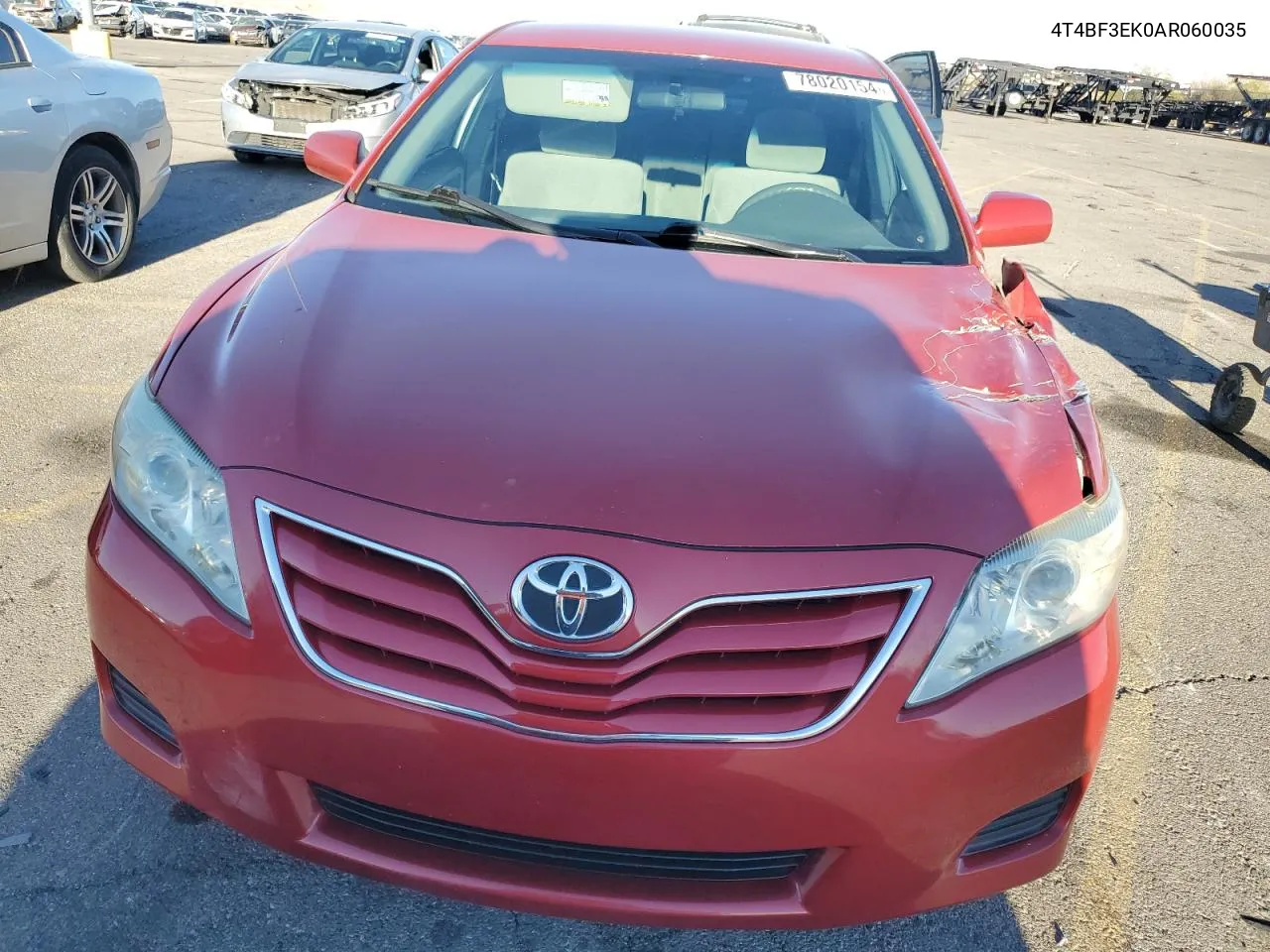 2010 Toyota Camry Base VIN: 4T4BF3EK0AR060035 Lot: 78020154