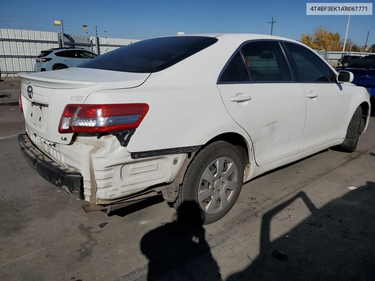 2010 Toyota Camry Base VIN: 4T4BF3EK1AR067771 Lot: 78057354