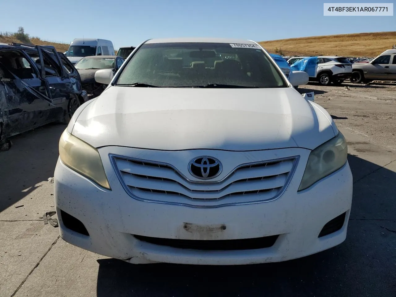 2010 Toyota Camry Base VIN: 4T4BF3EK1AR067771 Lot: 78057354