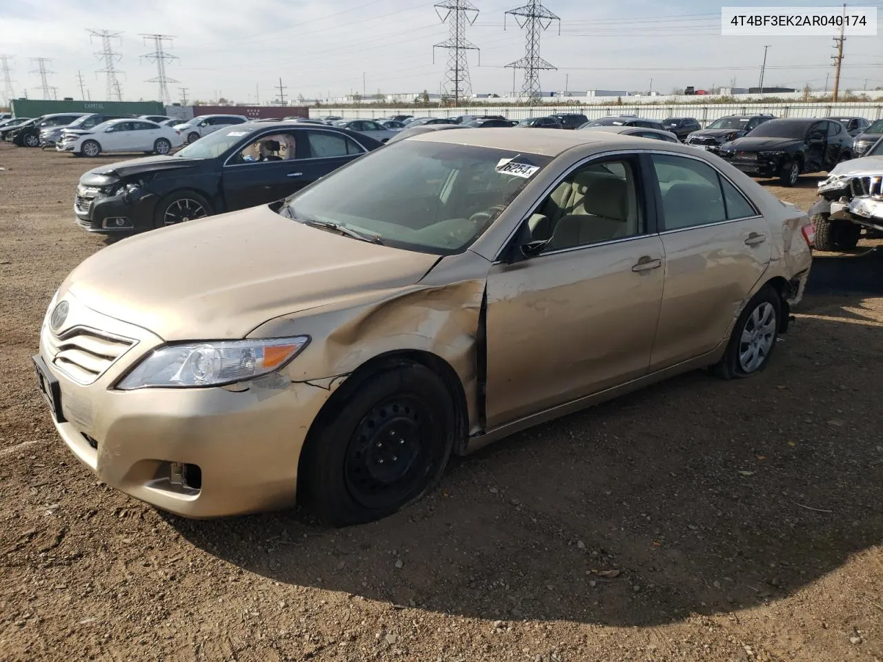 2010 Toyota Camry Base VIN: 4T4BF3EK2AR040174 Lot: 78076254