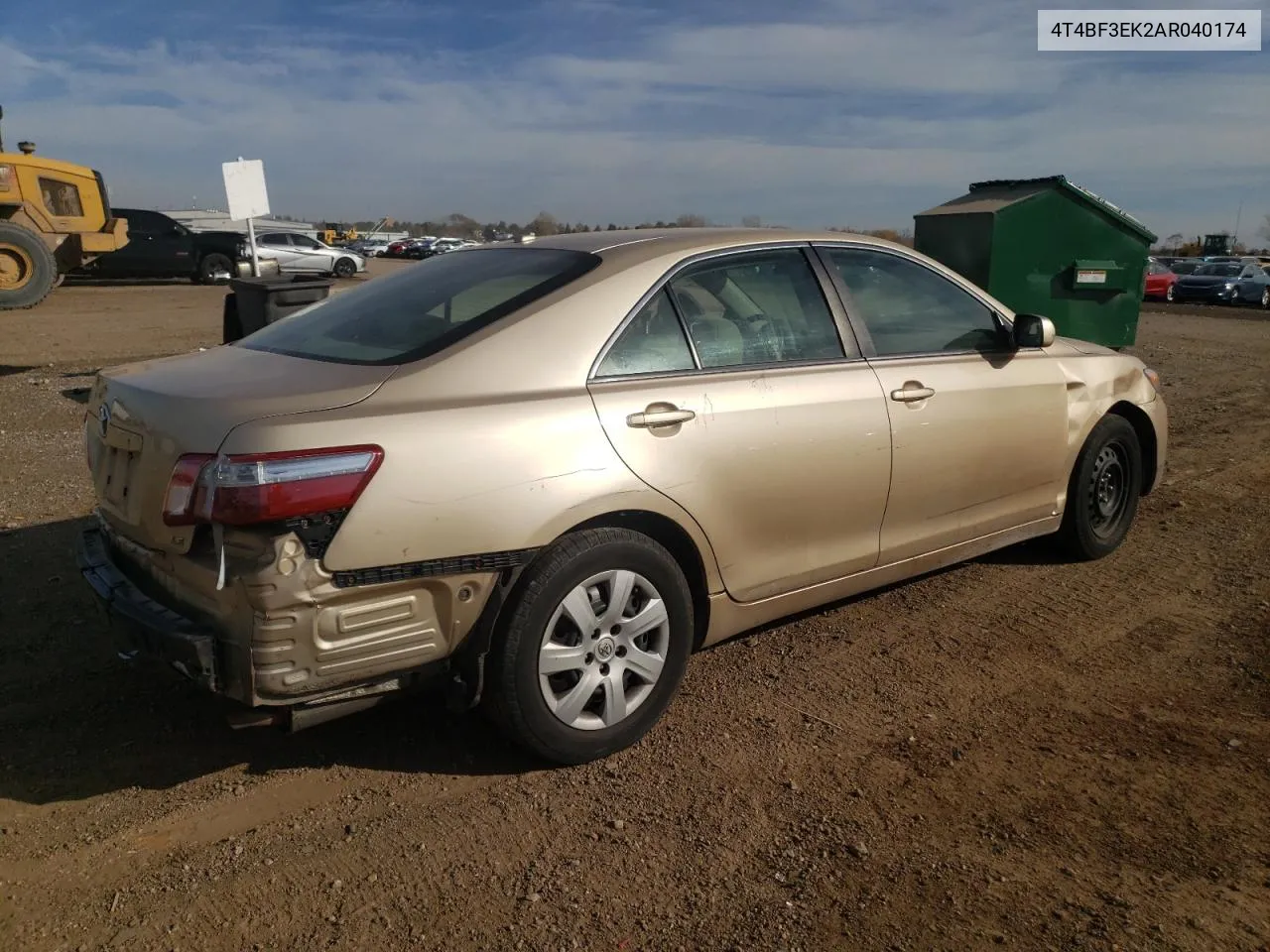 2010 Toyota Camry Base VIN: 4T4BF3EK2AR040174 Lot: 78076254