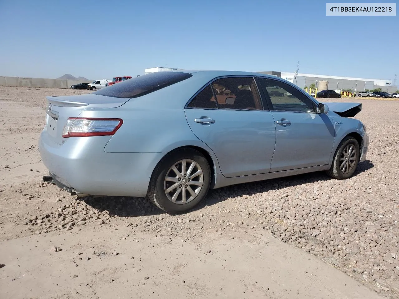 2010 Toyota Camry Hybrid VIN: 4T1BB3EK4AU122218 Lot: 78282544