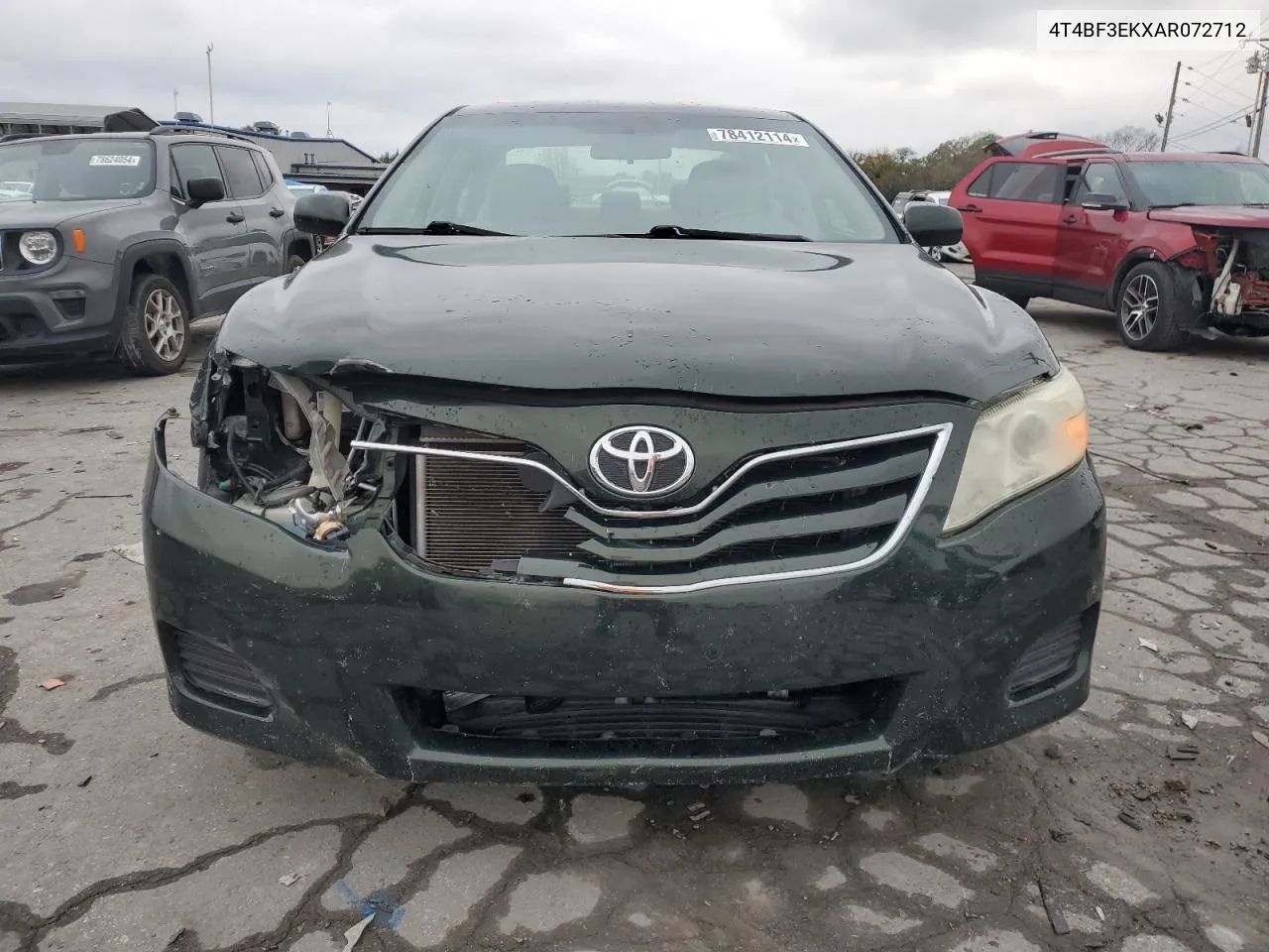 2010 Toyota Camry Base VIN: 4T4BF3EKXAR072712 Lot: 78412114