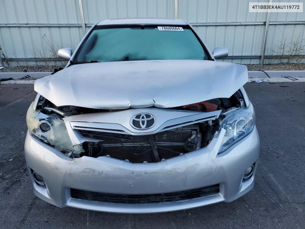 2010 Toyota Camry Hybrid VIN: 4T1BB3EK4AU119772 Lot: 78680604