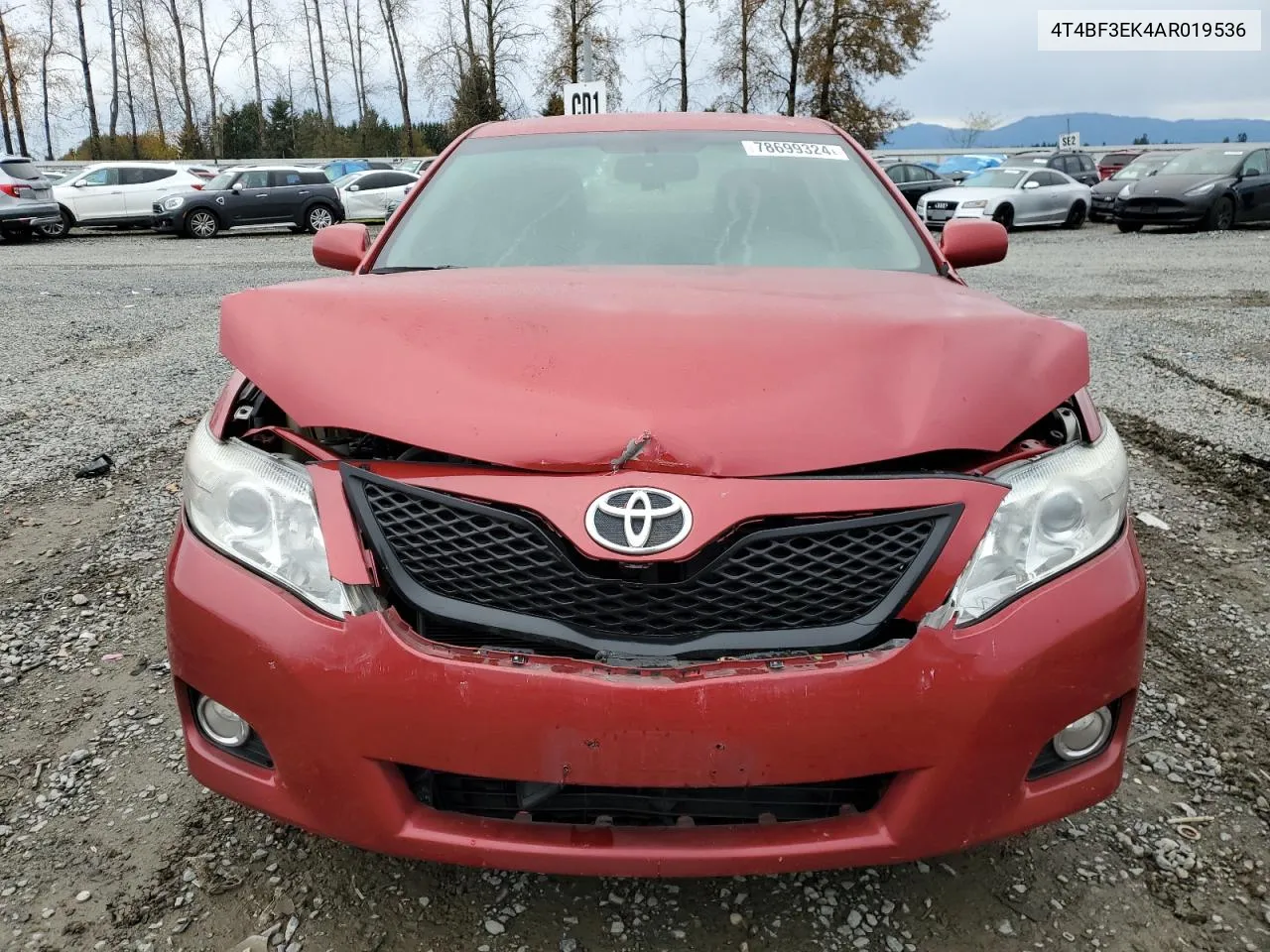 2010 Toyota Camry Base VIN: 4T4BF3EK4AR019536 Lot: 78699324