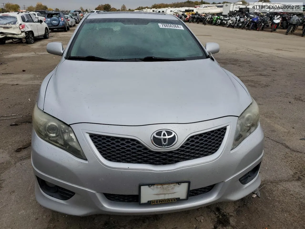 2010 Toyota Camry Base VIN: 4T1BF3EK0AU006275 Lot: 78856384