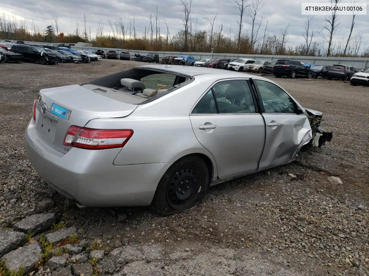 2010 Toyota Camry Se VIN: 4T1BK3EK4AU100106 Lot: 78903714