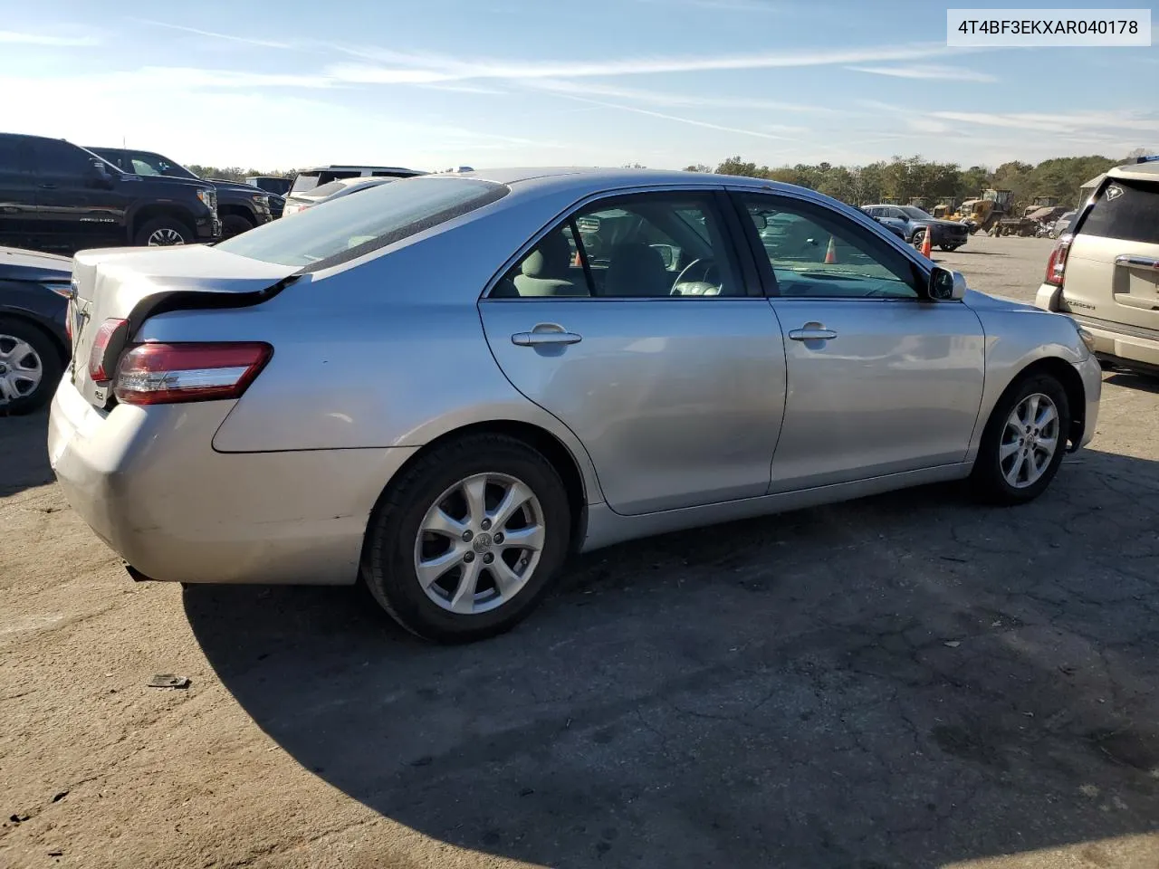 2010 Toyota Camry Base VIN: 4T4BF3EKXAR040178 Lot: 79581204