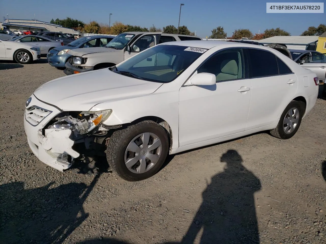 2010 Toyota Camry Base VIN: 4T1BF3EK7AU578220 Lot: 79635064