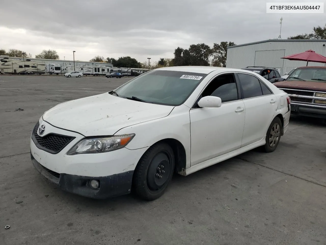 2010 Toyota Camry Base VIN: 4T1BF3EK6AU504447 Lot: 80073754