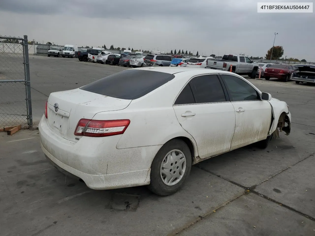 2010 Toyota Camry Base VIN: 4T1BF3EK6AU504447 Lot: 80073754