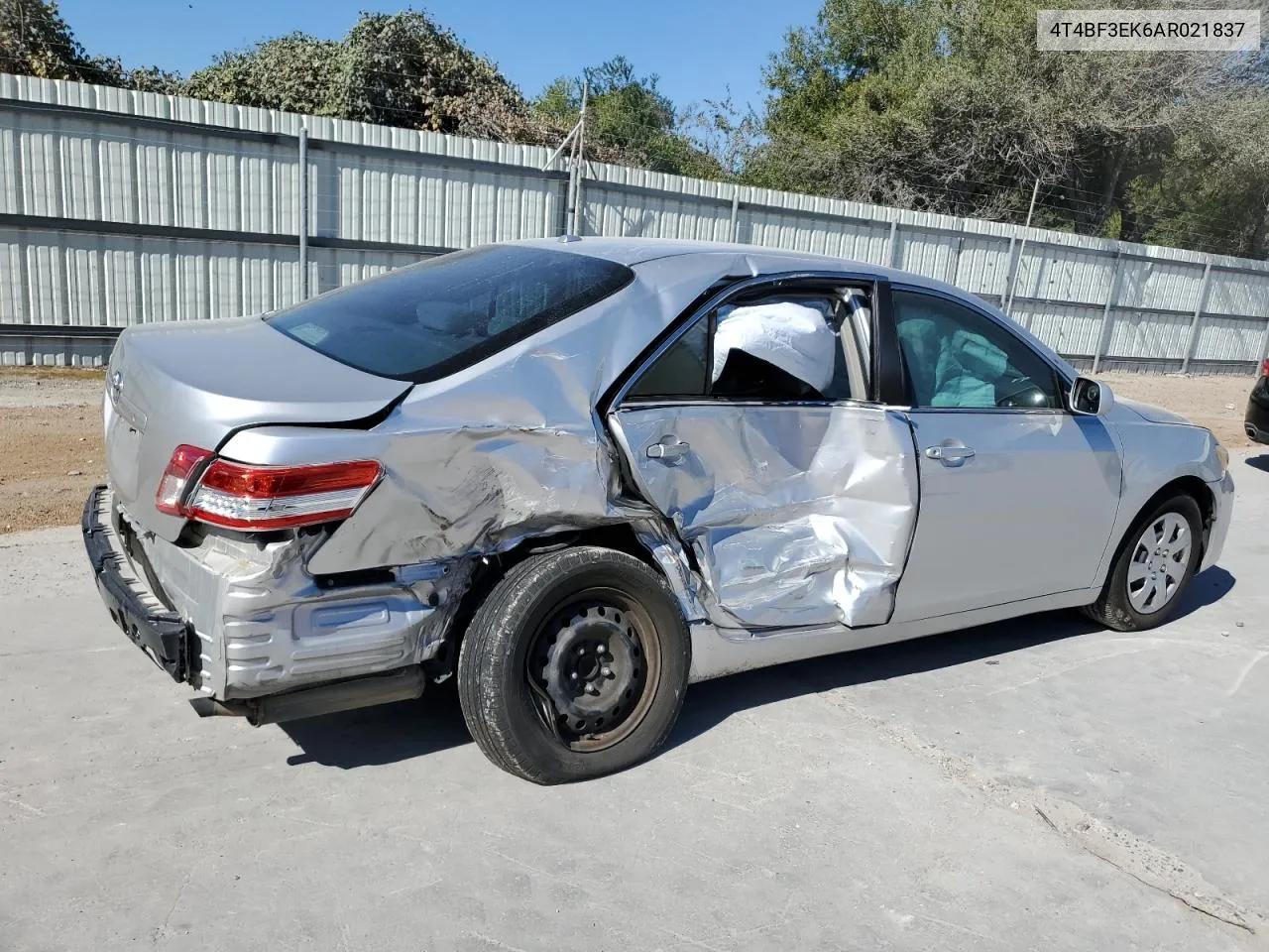 2010 Toyota Camry Base VIN: 4T4BF3EK6AR021837 Lot: 80751114