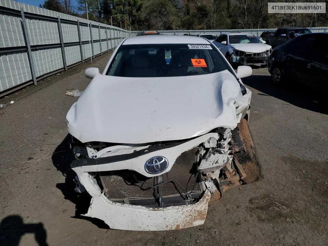 2011 Toyota Camry Base VIN: 4T1BF3EK1BU691601 Lot: 38527434