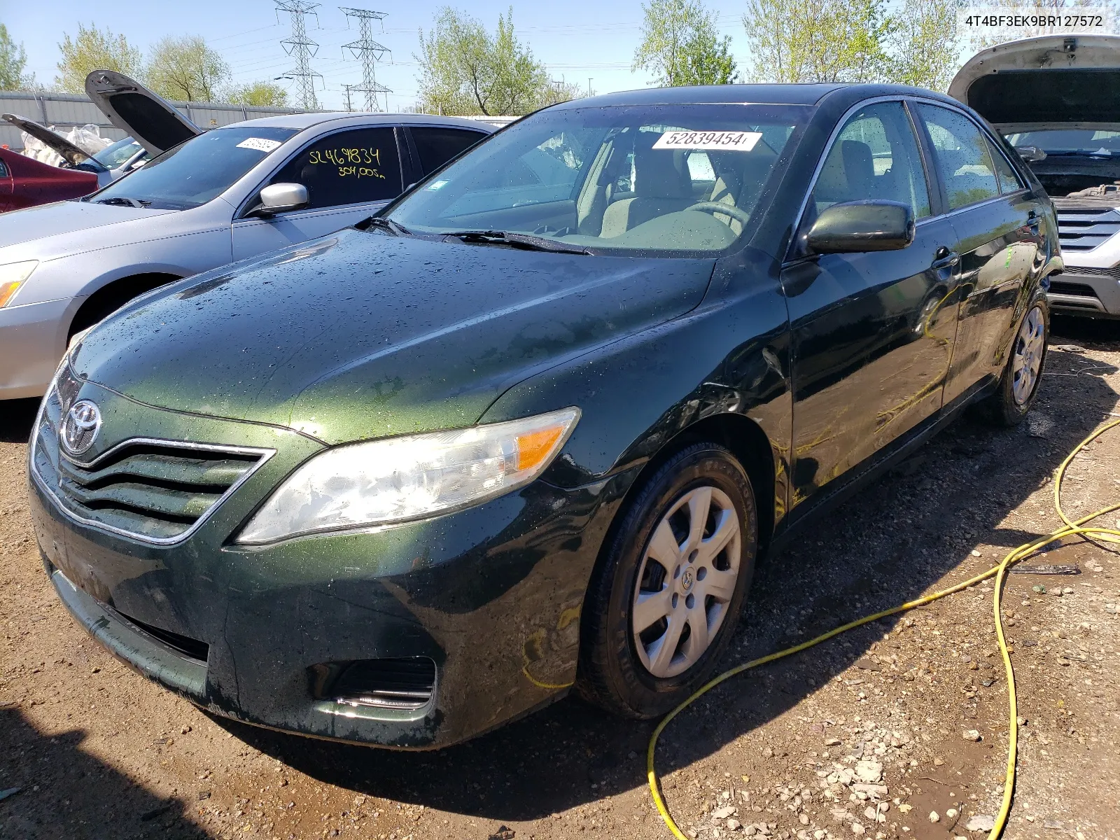 2011 Toyota Camry Base VIN: 4T4BF3EK9BR127572 Lot: 52839454