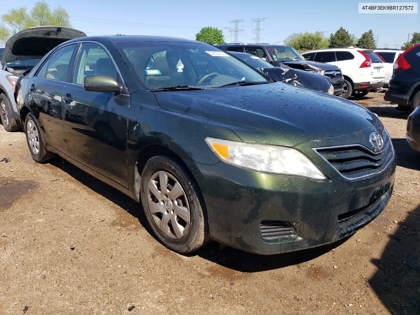 2011 Toyota Camry Base VIN: 4T4BF3EK9BR127572 Lot: 52839454