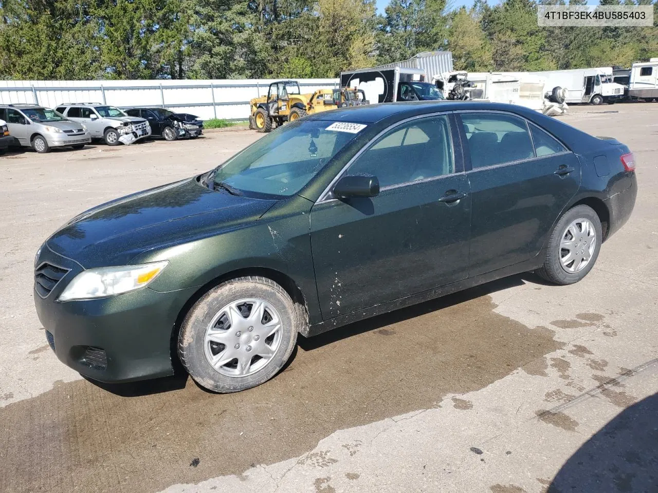 2011 Toyota Camry Base VIN: 4T1BF3EK4BU585403 Lot: 53236554