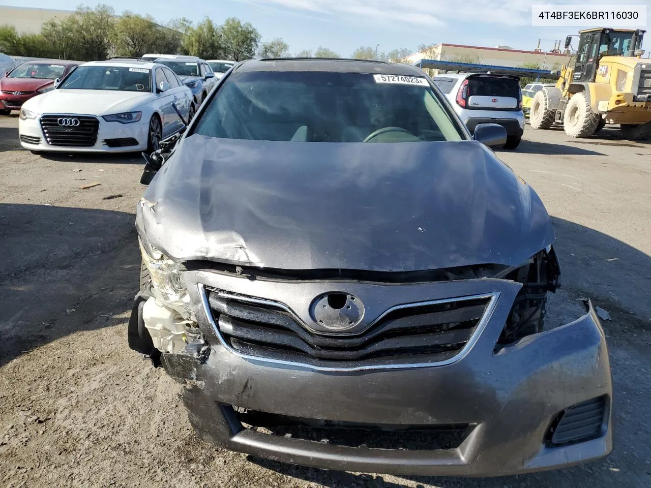 2011 Toyota Camry Base VIN: 4T4BF3EK6BR116030 Lot: 57274023