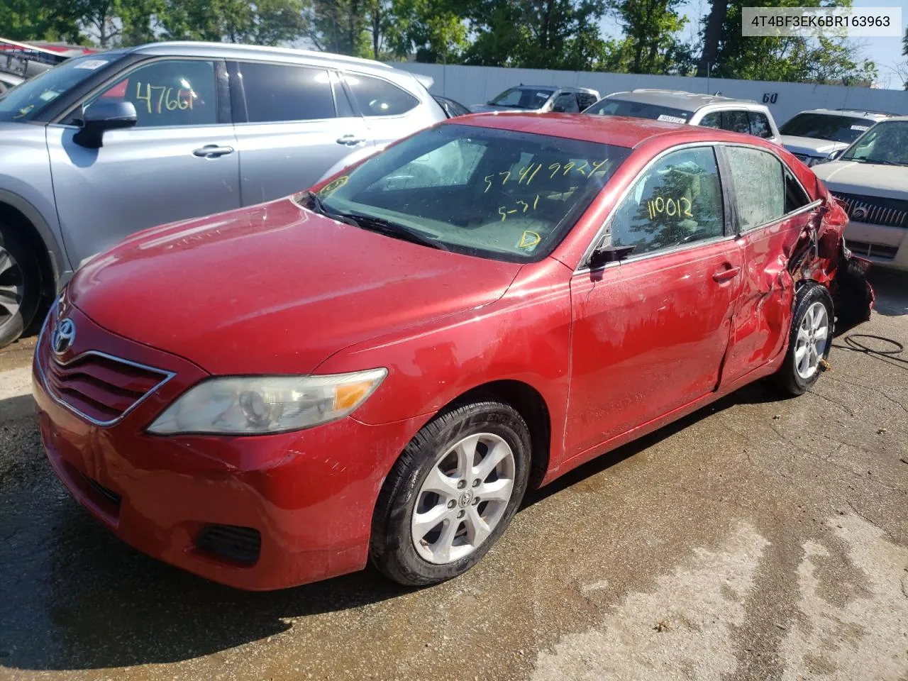 2011 Toyota Camry Base VIN: 4T4BF3EK6BR163963 Lot: 57419924