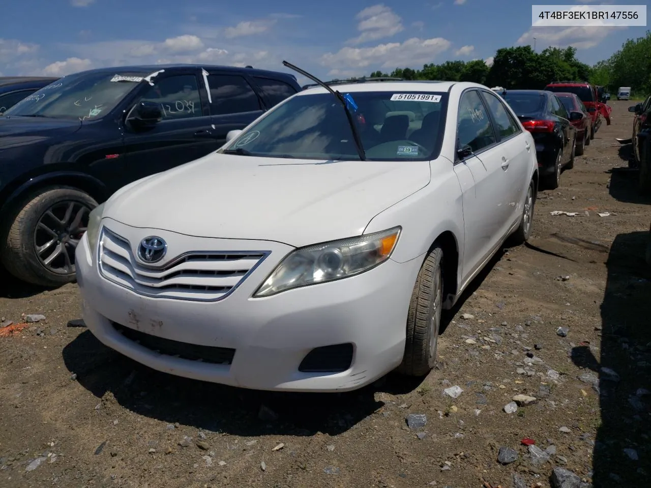 2011 Toyota Camry Base VIN: 4T4BF3EK1BR147556 Lot: 58008164