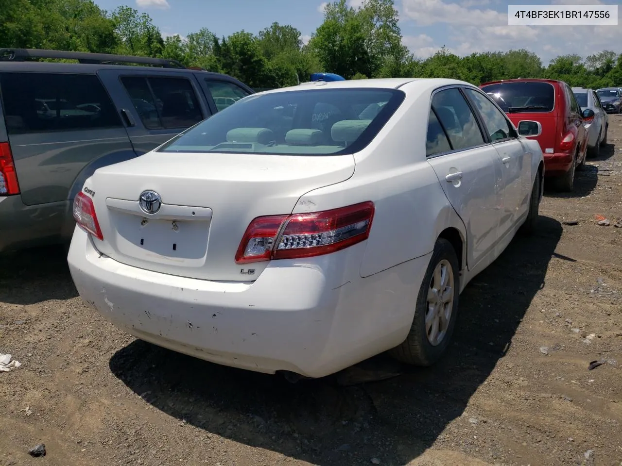 2011 Toyota Camry Base VIN: 4T4BF3EK1BR147556 Lot: 58008164