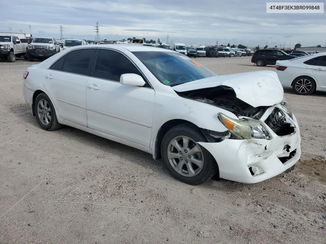 2011 Toyota Camry Base VIN: 4T4BF3EK3BR099848 Lot: 59790854