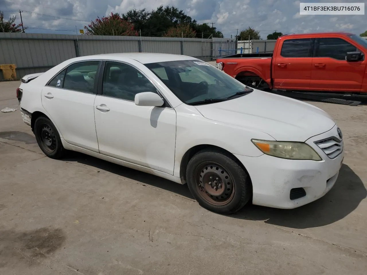 2011 Toyota Camry Base VIN: 4T1BF3EK3BU716076 Lot: 64226054