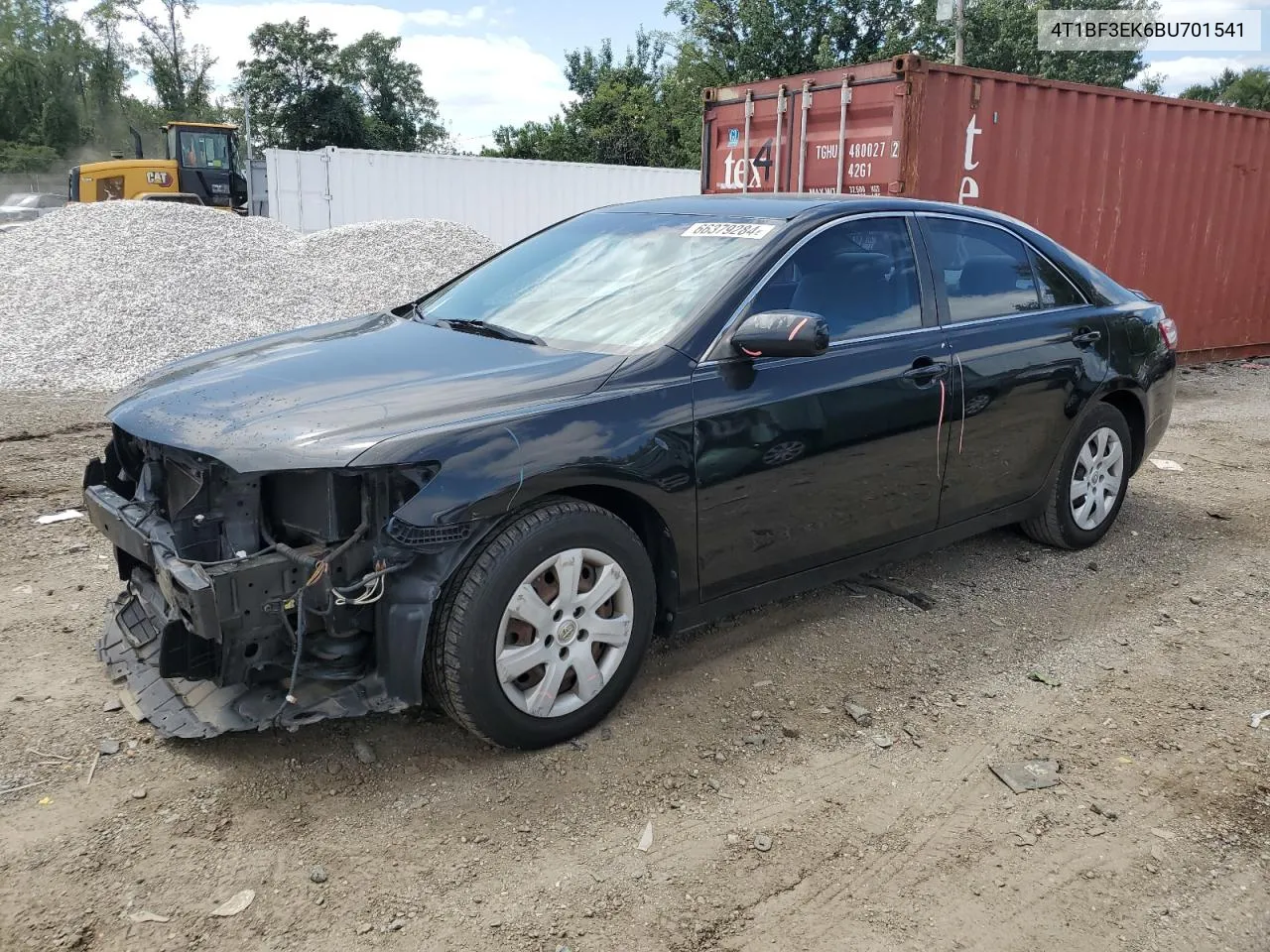 2011 Toyota Camry Base VIN: 4T1BF3EK6BU701541 Lot: 66379284