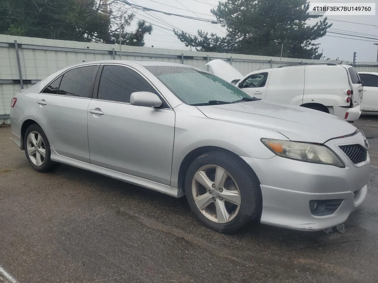 2011 Toyota Camry Base VIN: 4T1BF3EK7BU149760 Lot: 67282424