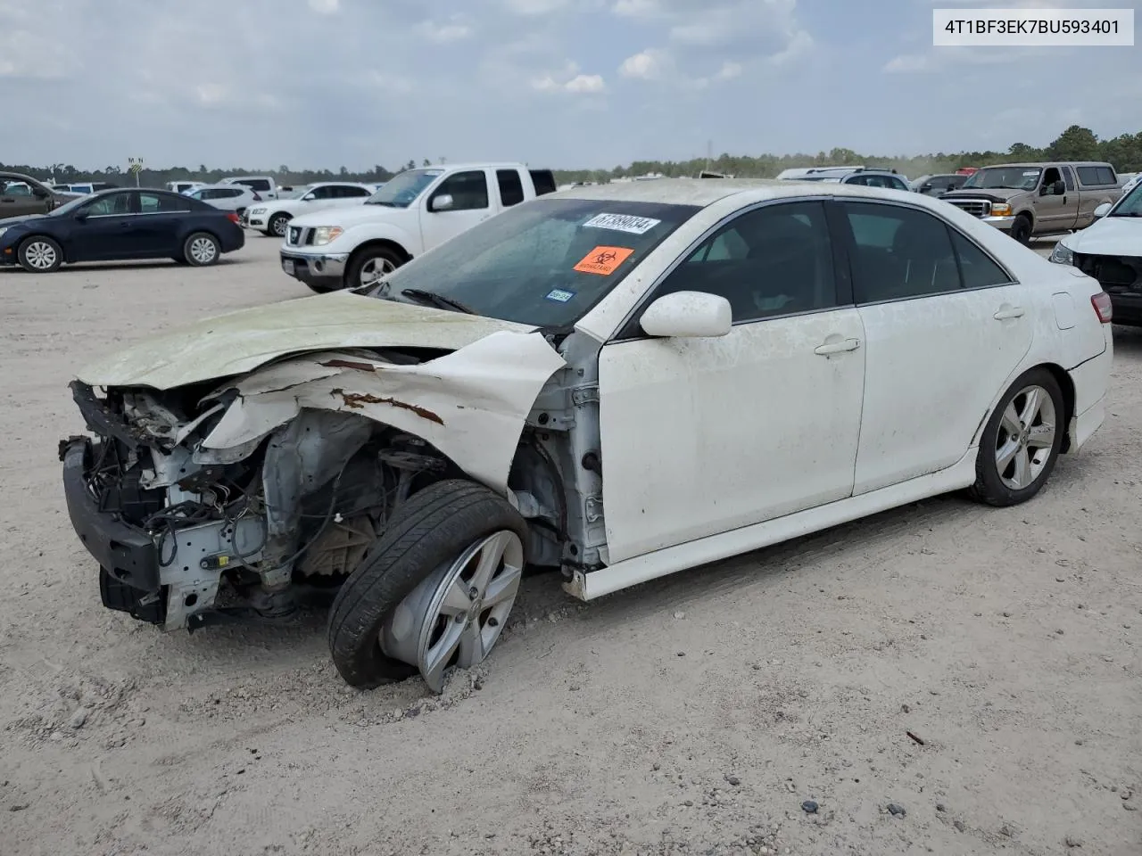 2011 Toyota Camry Base VIN: 4T1BF3EK7BU593401 Lot: 67389034