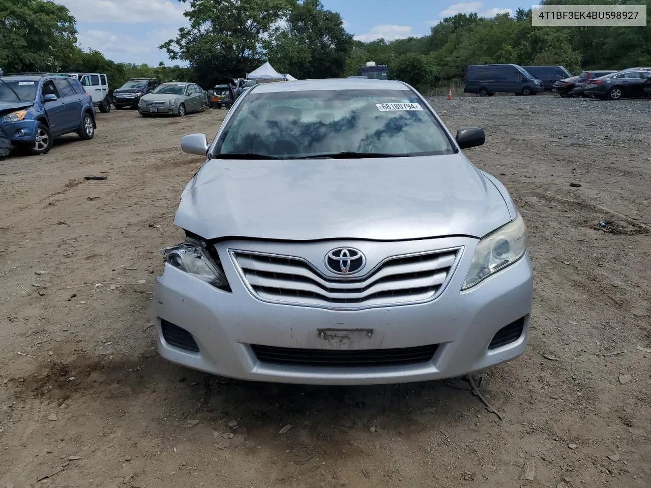 2011 Toyota Camry Base VIN: 4T1BF3EK4BU598927 Lot: 68180794